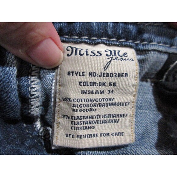 Miss Me Easy Boot Jeans Womens Sz 10/29x31" Blue Rise 8 - Picture 8 of 15